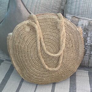H&M Paper Straw Beach Tote